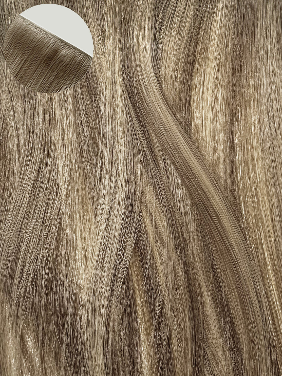 Neutral Blonde Balayage Invisible Tape In Weft-100% Virgin Hair