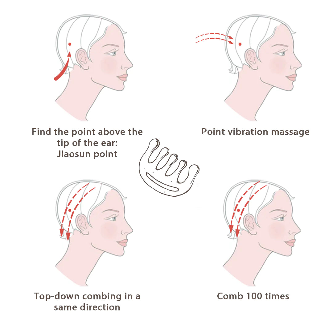 Scalp care steps after removal of hair extensions 4