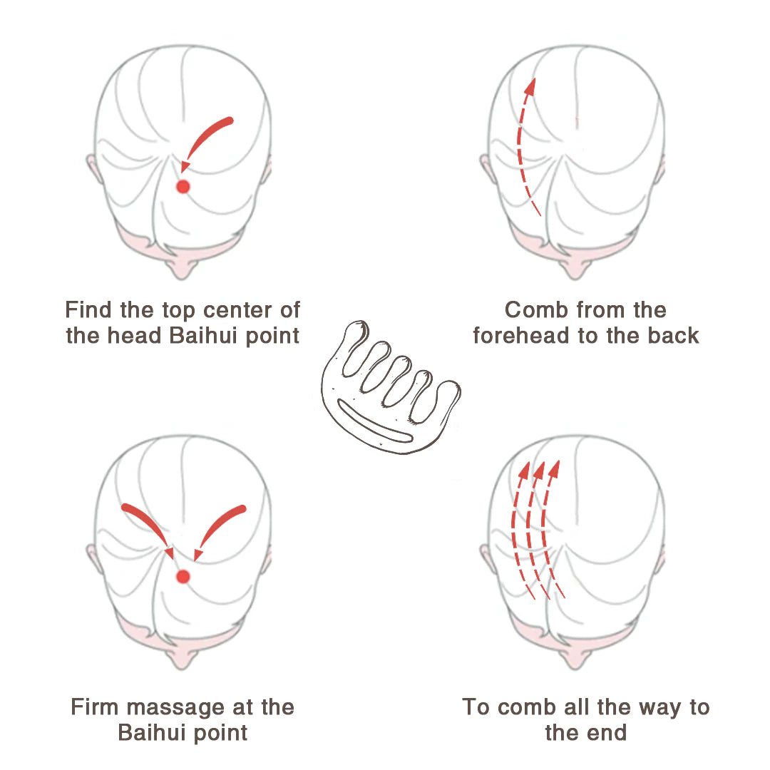 Scalp care steps after removal of hair extensions 1