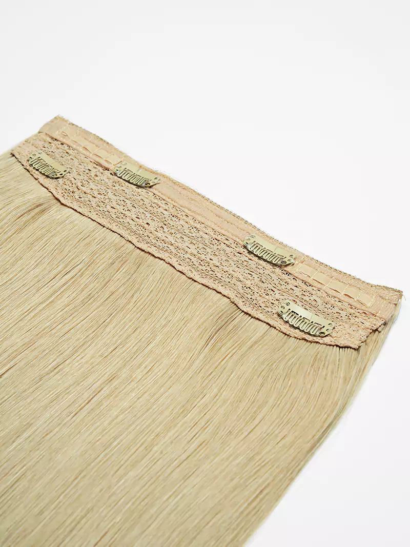 16inch beige blonde halo hair extensions2