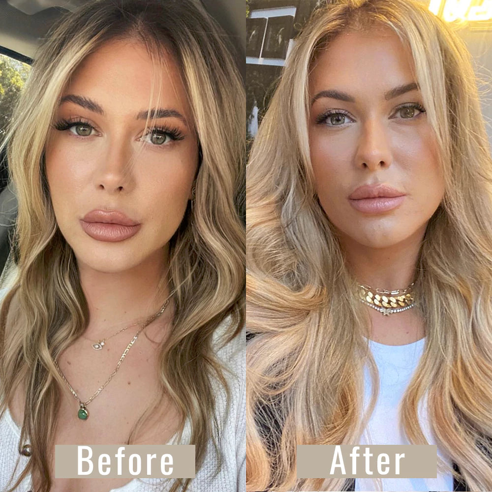 Thin Hair Extensions Before and After