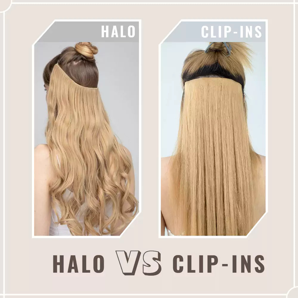 Hair Extensions Face-Off: what's better halo or clip in extensions