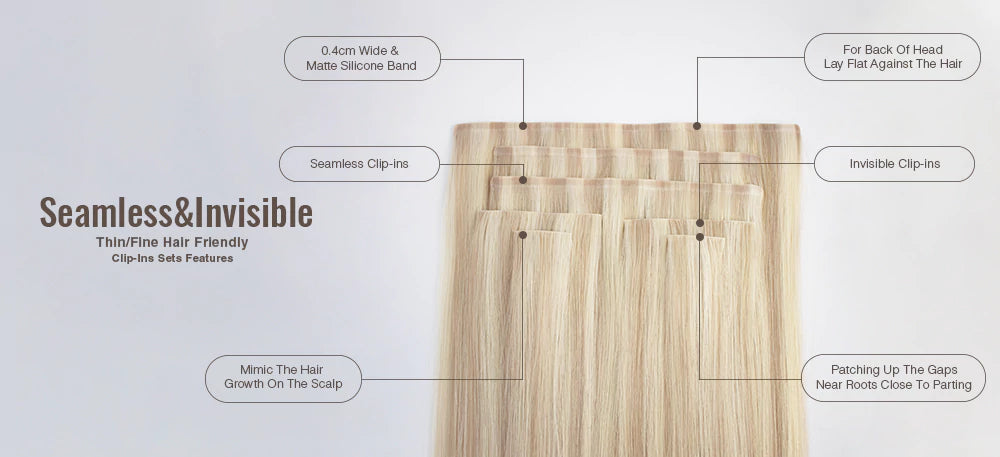 Seamless Clip-In Hair Extensions
