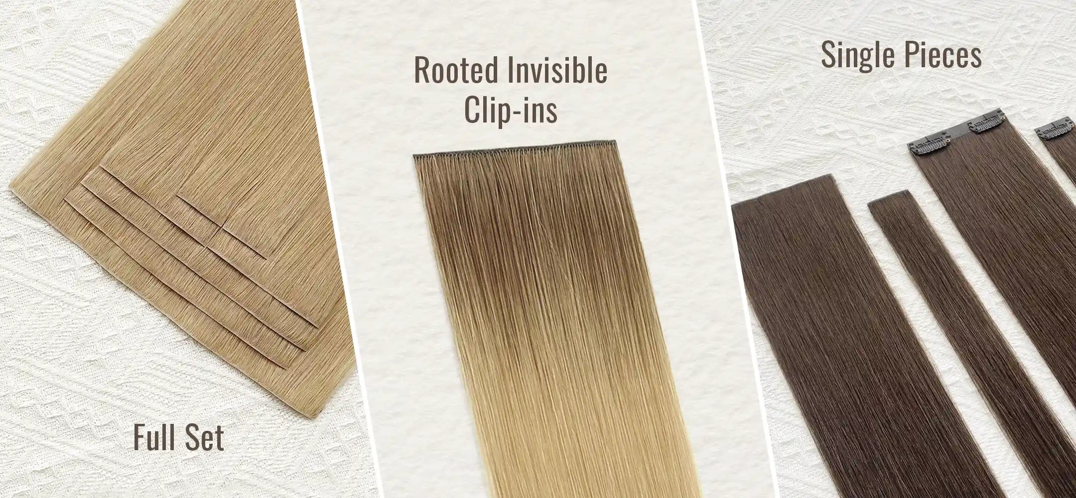 Instant Invisible Strand Extensions Try Invisible Clip In Hair Extensions|Grow Out of Scalp|Endaring