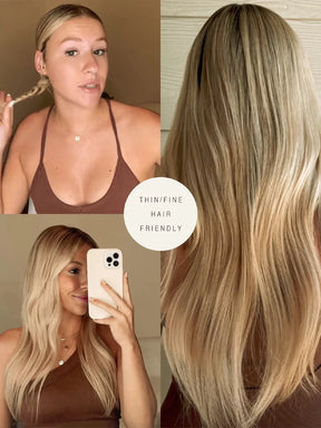 Mocha Melt Balayage Invisible Clip-Ins 18"/45.72cm (100g)