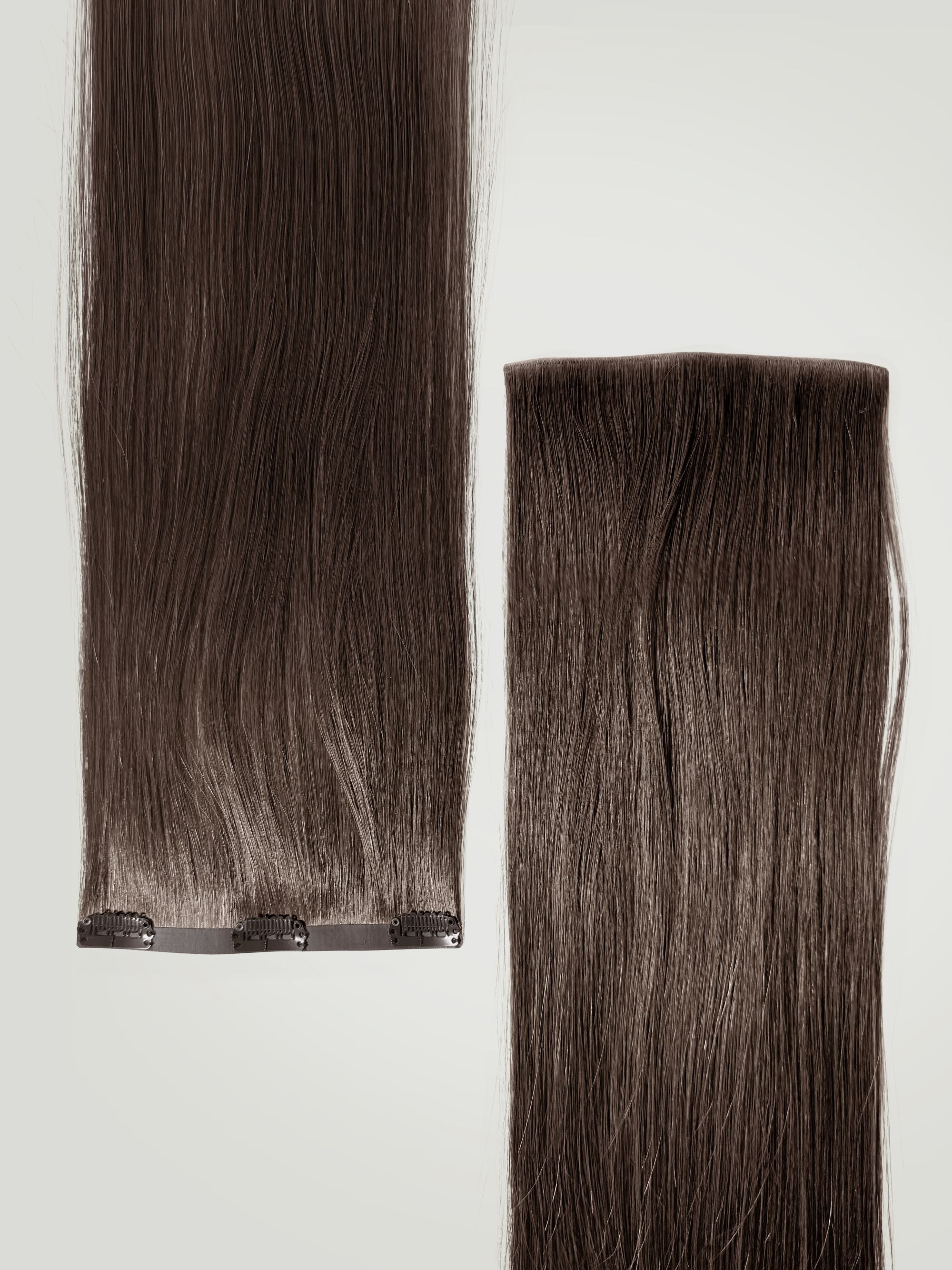 18'' Dark Brown Single Clip-In | Healthy Hair Extension | Endaring
