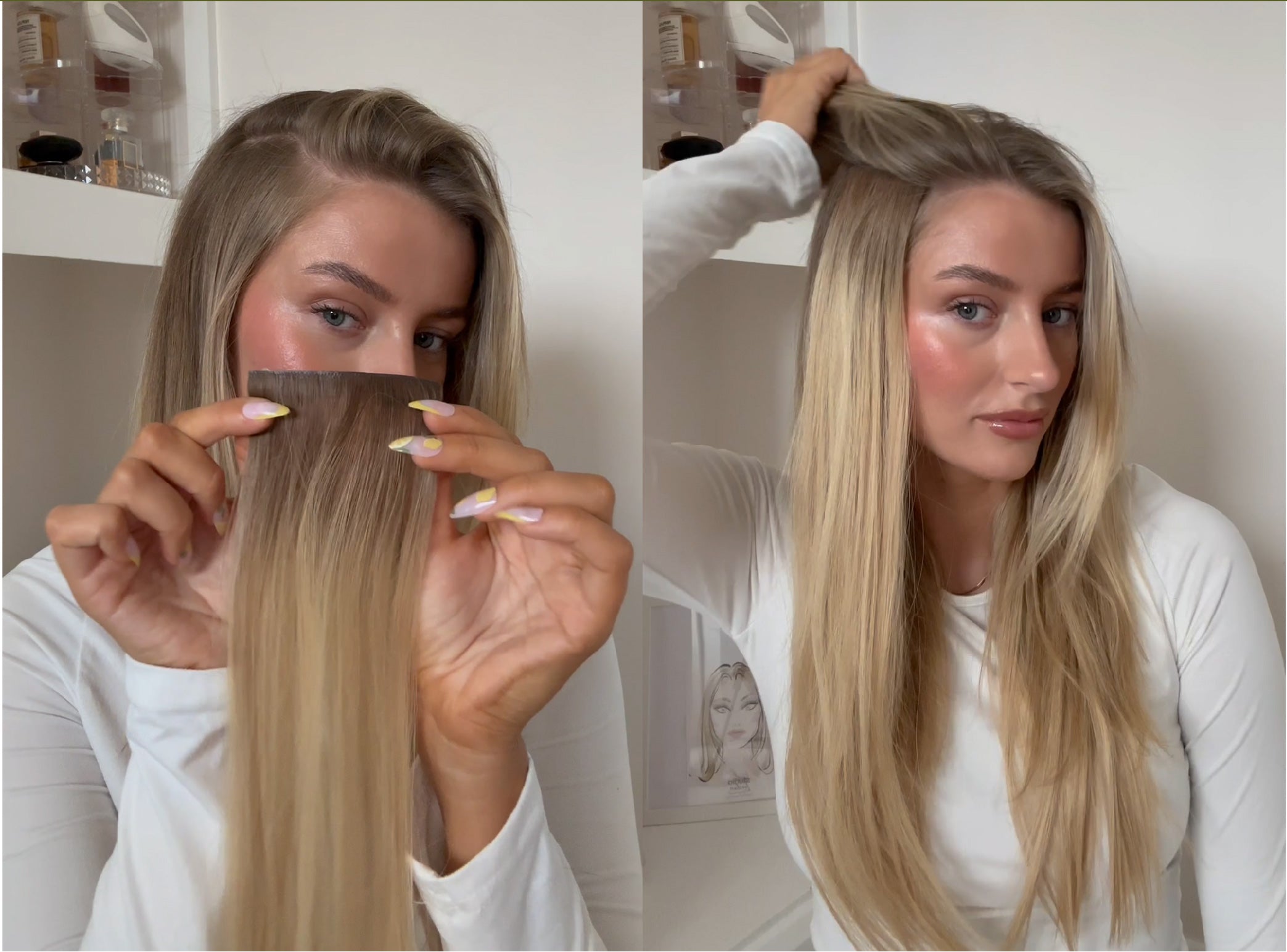 What is invisible clip-ins hair extensions？