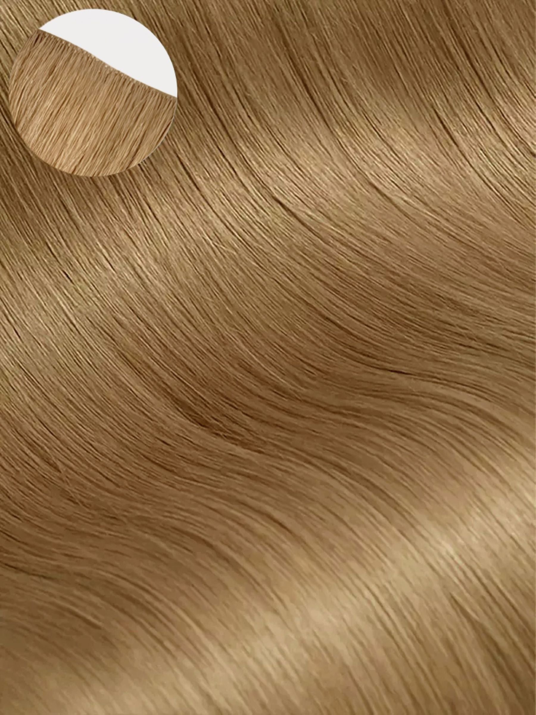 Natural Copper Invisible Clip-Ins 22"/55.88cm (140g)