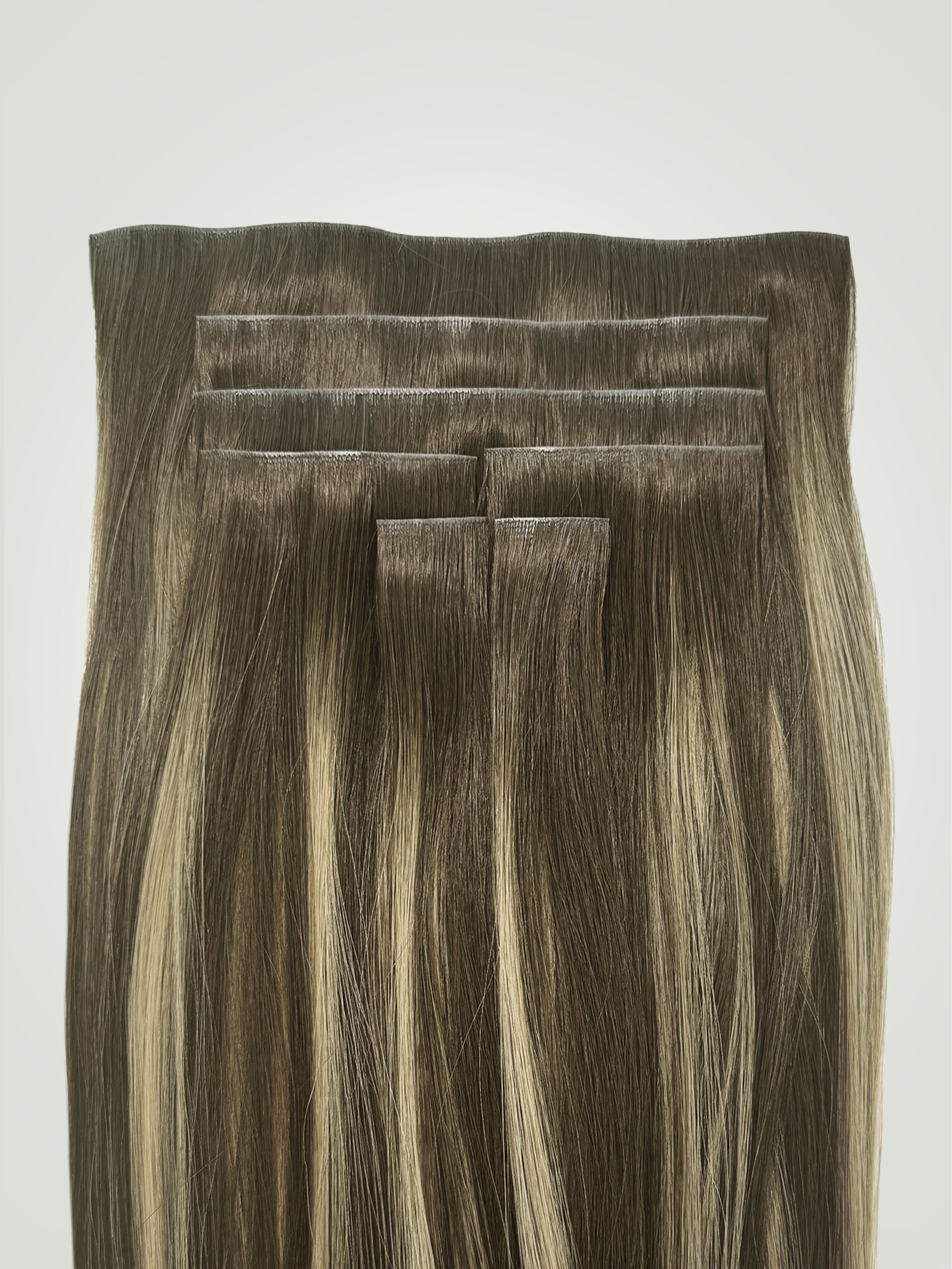 Tortoiseshell Balayage Invisible Clip-Ins