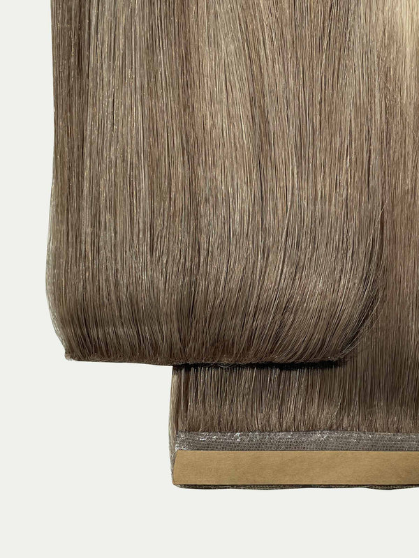 Ash blonde balayage HD Tape-In Extensions