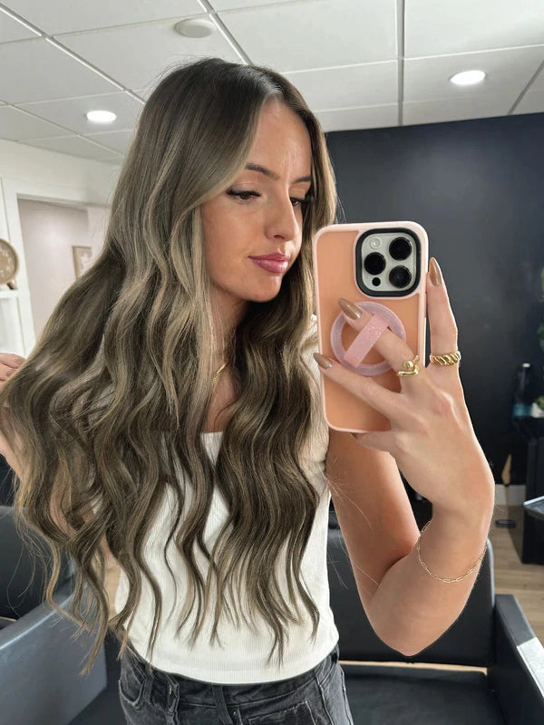 Tortoiseshell Balayage Invisible Clip-Ins 22"/55.88cm (140g)