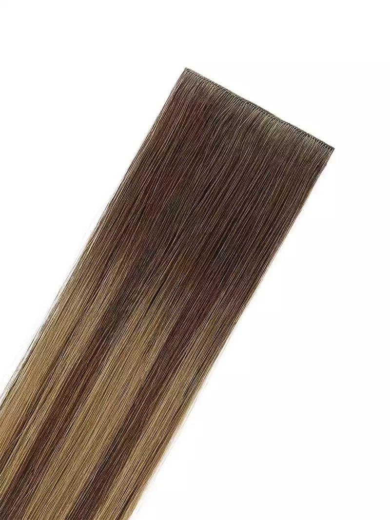 Chestnut Brown Balayage Single Clip-In Hair Extensions 18'' (22g/30g)