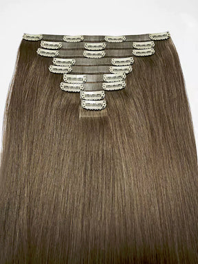 22inch 180g chocolate brown ultra seamless clip-ins