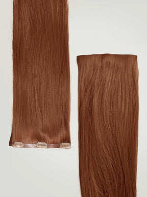 Cinnamon Crush Invisible Clip-Ins 18"/45.72cm (100g)