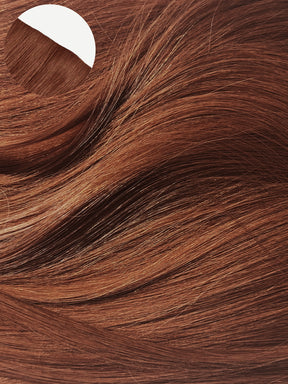 Cinnamon Crush Invisible Tape In Weft-100% Virgin Hair