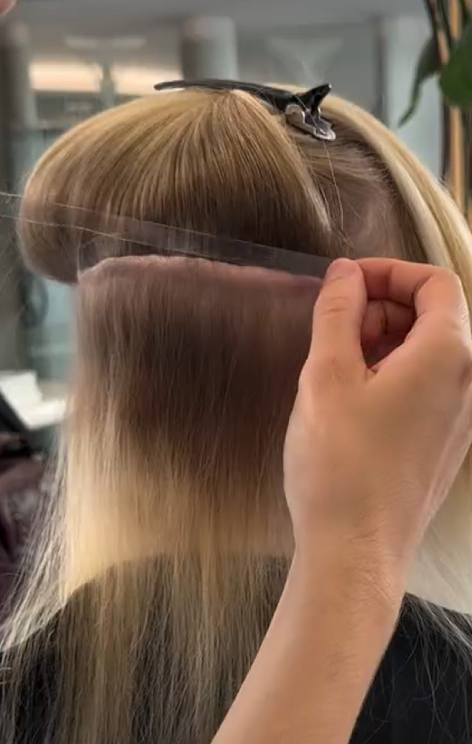 invisible_tape_in_weft_application