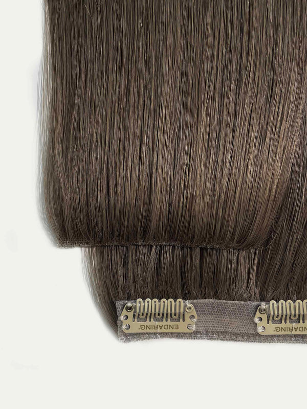 Mocha brown HD Clip-In Extensions