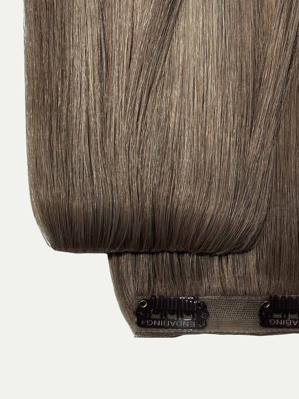 Neutral blonde balayage HD Clip-In Extensions