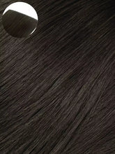 Off Black (brown shine) Invisible Clip-Ins 18"/45.72cm (100g)