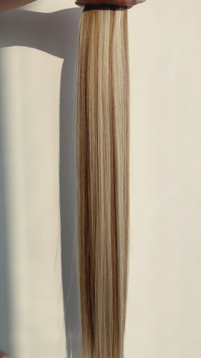Ash Brown Balayage Invisible Clip-Ins 18"/45.72cm (100g)