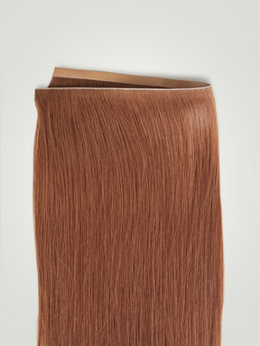 Spiced Pumpkin Invisible Tape In Weft-100% Virgin Hair