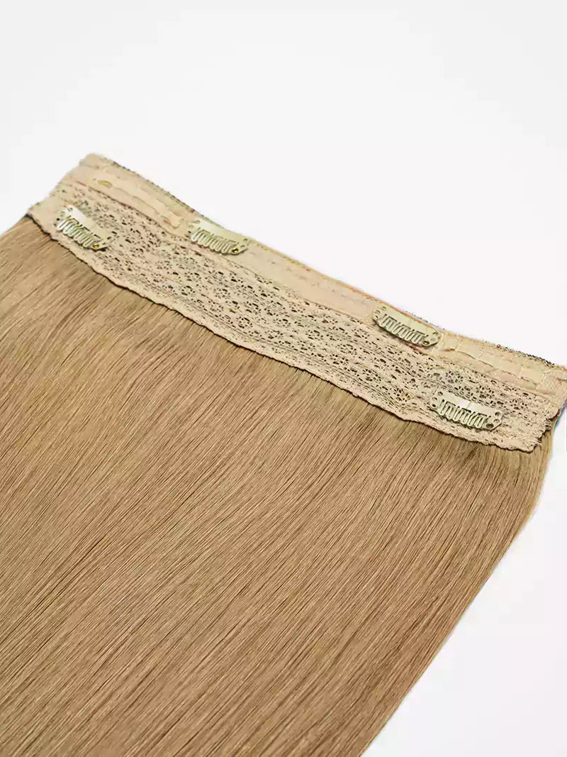 16inch ash brown halo hair extensions2