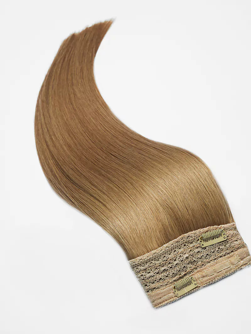 16inch ash brown halo hair extensions3
