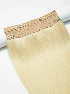 16inch beach blonde halo hair extensions3
