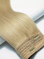 16inch beige blonde halo hair extensions1