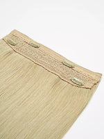16inch beige blonde halo hair extensions2