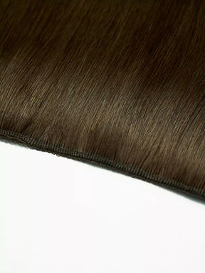 16inch dark brown halo hair extensions5