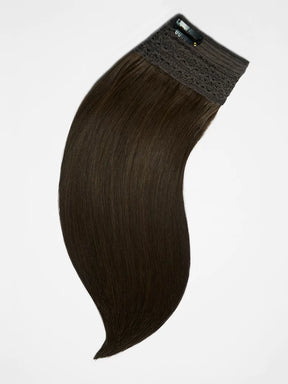 16inch dark brown halo hair extensions6