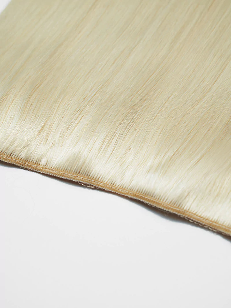 16inch ice blonde halo hair extensions1