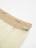 16inch ice blonde halo hair extensions3