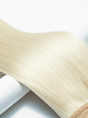 16inch ice blonde halo hair extensions5