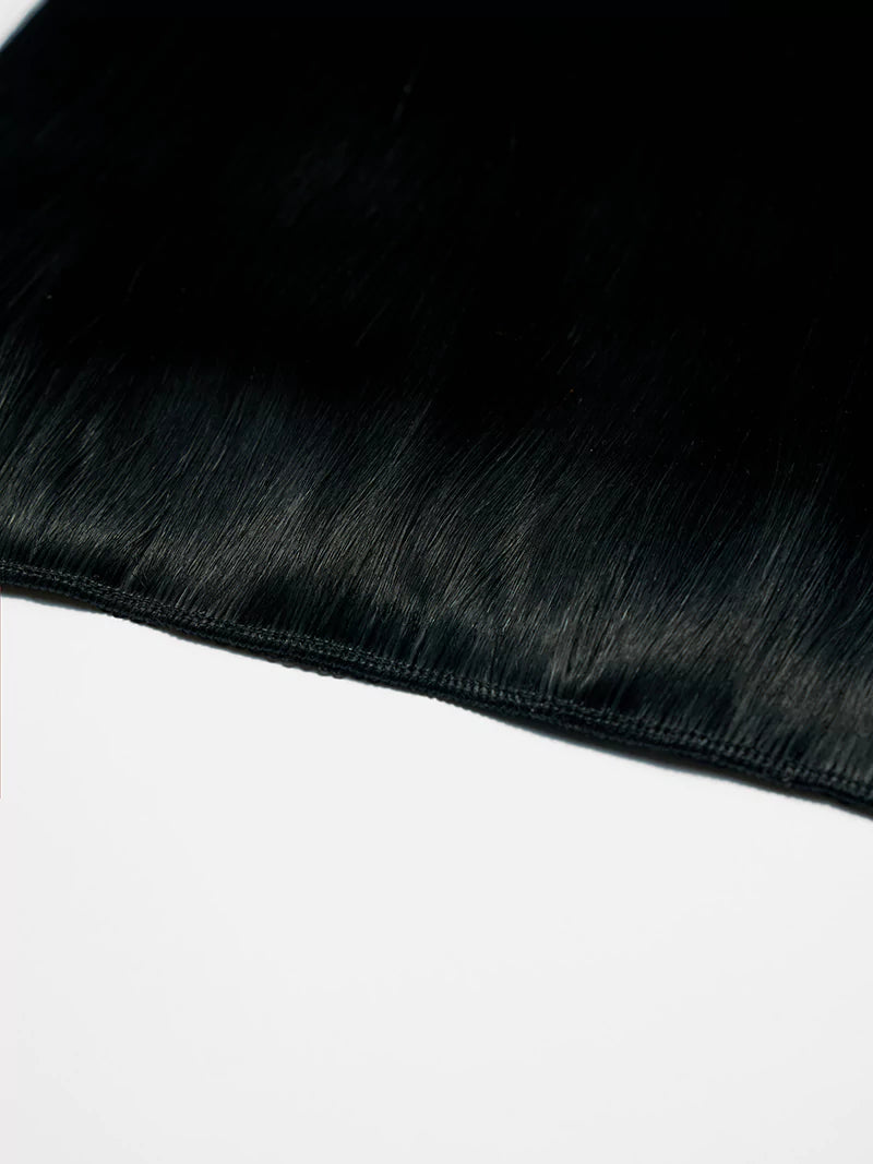 16inch off black halo hair extensions 4