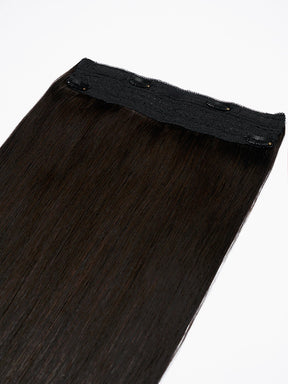 16inch jet black halo hair extensions1