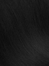 18inch jet black ultra seamless clip-in hair extensions5