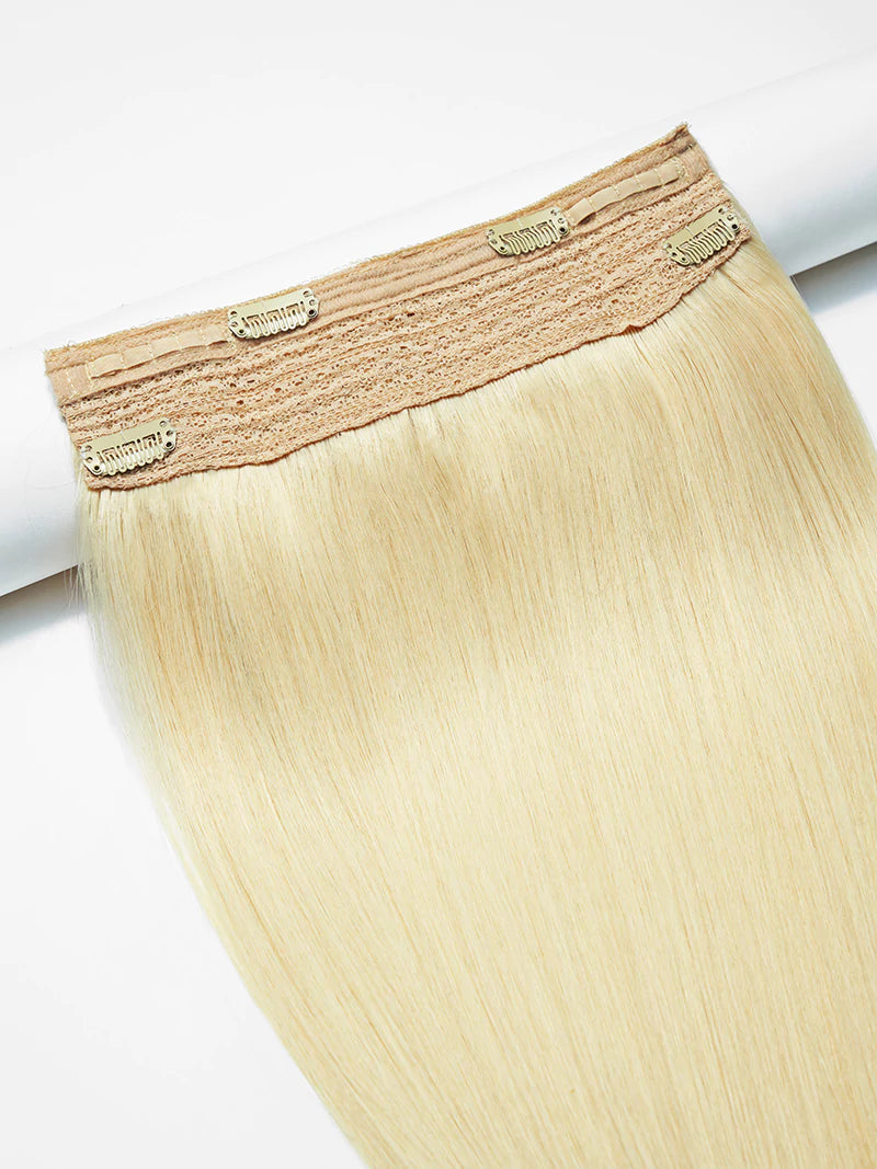 20inch beach blonde halo hair extensions3