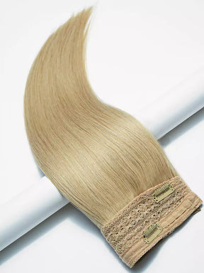 20inch beige blonde halo hair extensions5