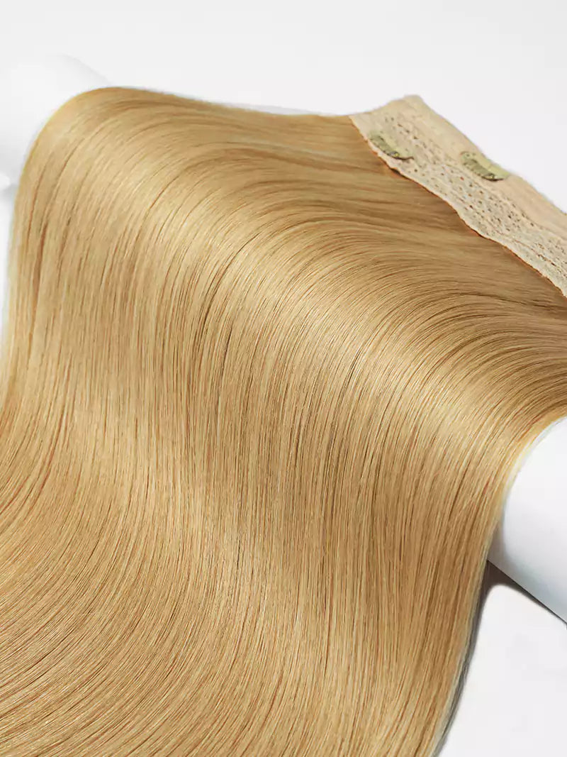 20inch dirty blonde halo hair extensions 3