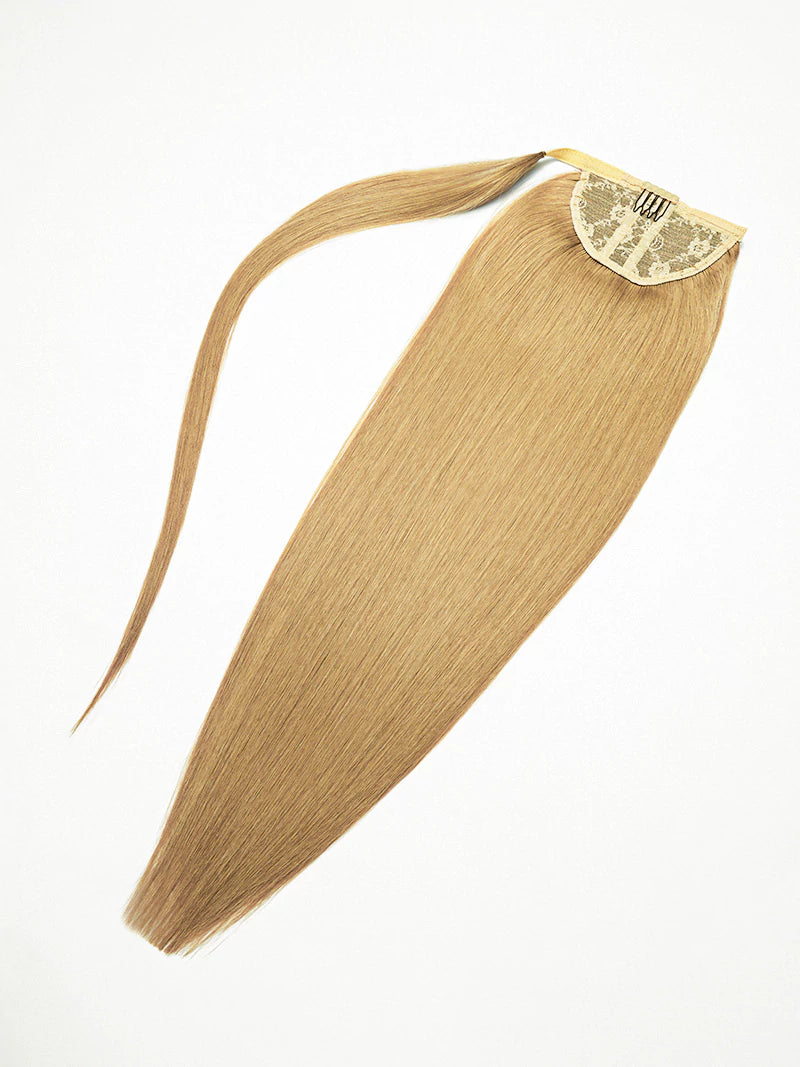 20inch beige blonde ponytail clip-in hair extensions 3