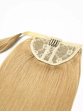20inch beige blonde ponytail clip-in hair extensions 4