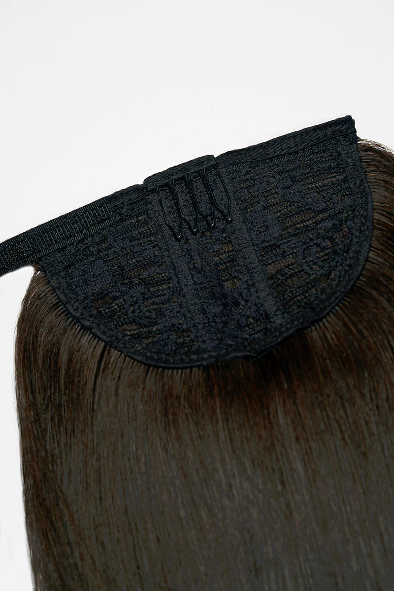 20inch off black ponytail clip-in hair extensions 2