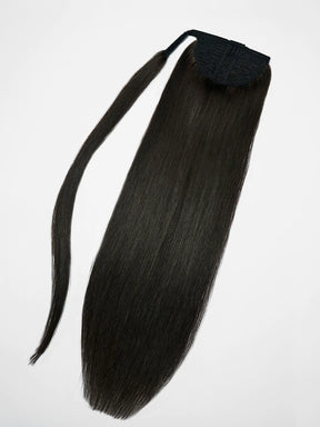 20inch off black ponytail clip-in hair extensions 5
