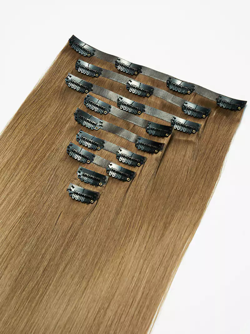 22inch 180g cool brown ultra seamless clip-ins1