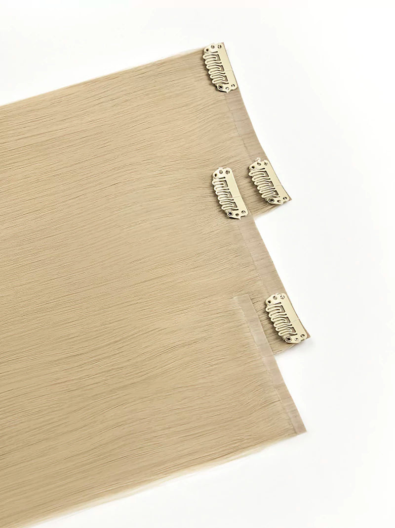22inch 180g natural blonde ultra seamless clip-ins3