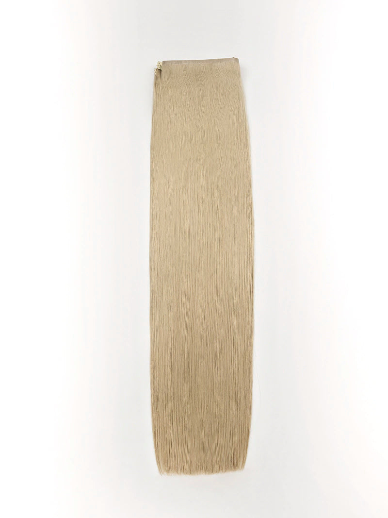 22inch 180g natural blonde ultra seamless clip-ins4